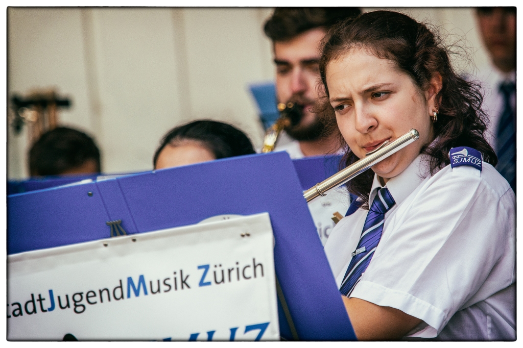 Stadt Jugend Musik Zürich – Musikkorps und Percussion-Ensemble – 18. Juli 2022 in Planten un Blomen, Hamburg